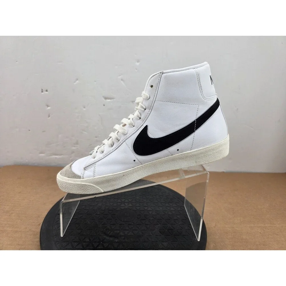 Nike Blazer Mid '77 Vintage High Top White Sneakers (BQ6806-100)  M US9.5/W US11